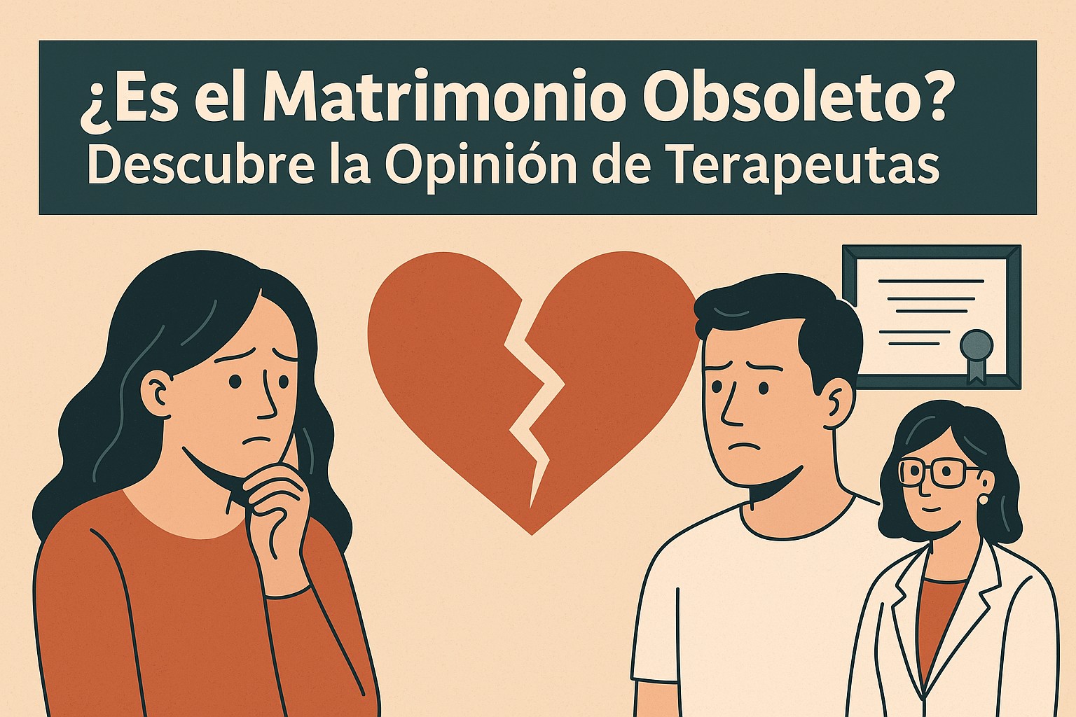Terapeutas exploran si el matrimonio sigue siendo relevante en la actualidad. Descubre nuevas formas de amar, comprometerse y convivir en la era moderna.