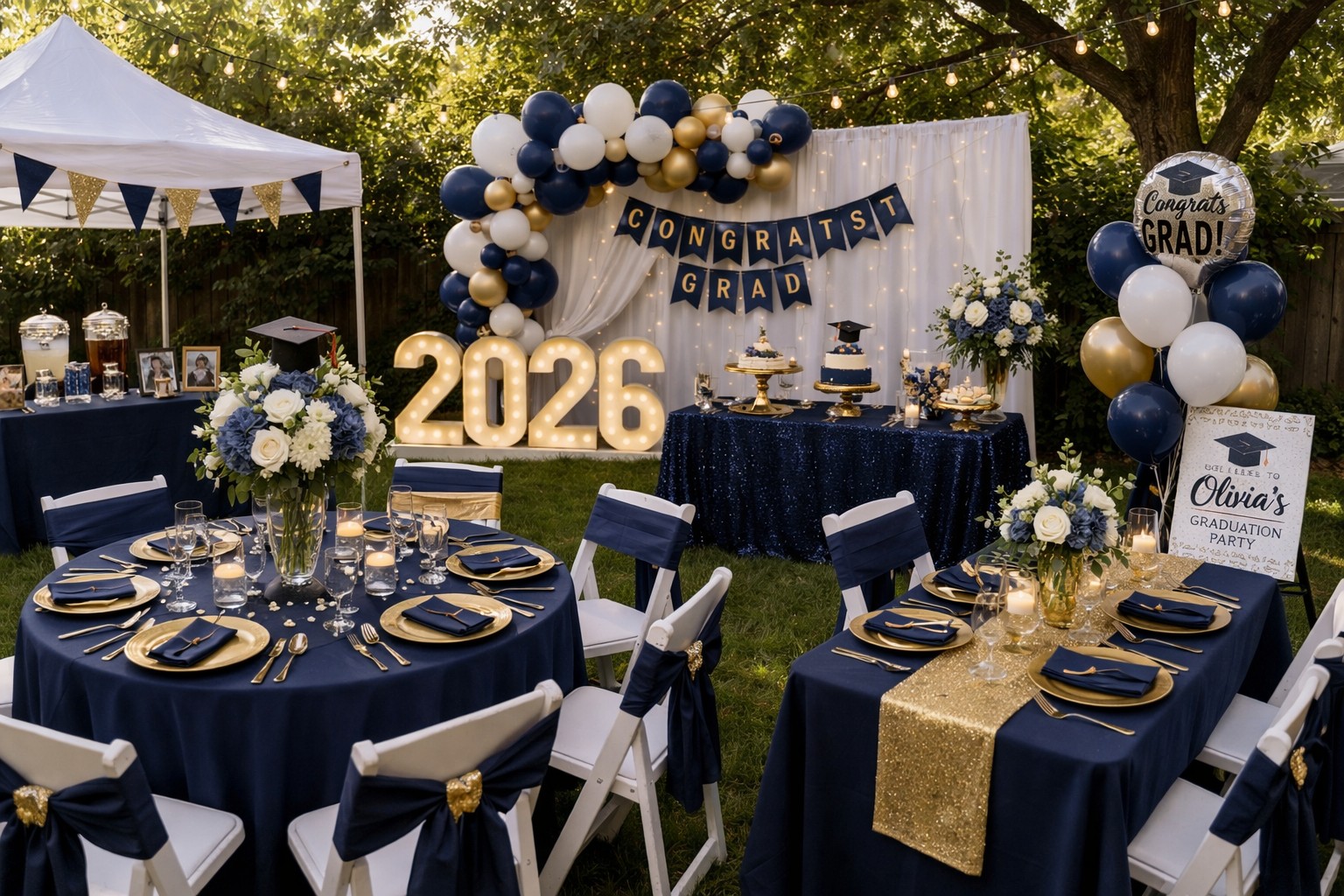 T&T Events and Rentals | Celebrate Graduation 2026 with a Stylish Outdoor Setup | Montgomery, AL | image1