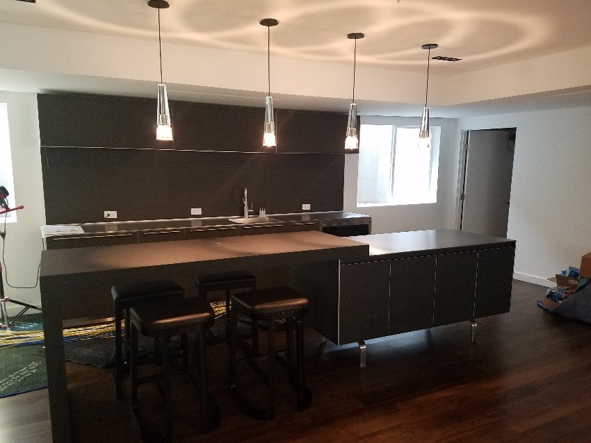 Pendant installation in the Pradera Neighborhood, Parker, Colorado, by a Master Electrician.