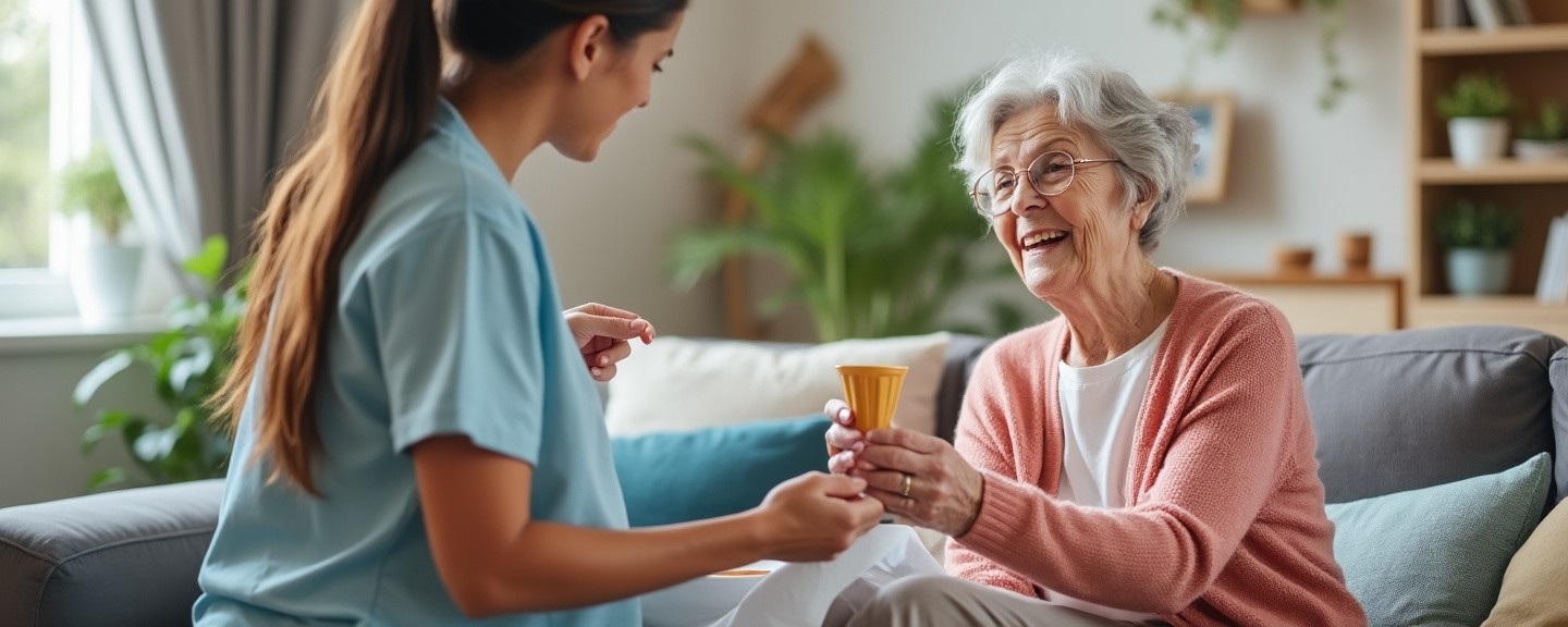 Home interior representing personalized care service.