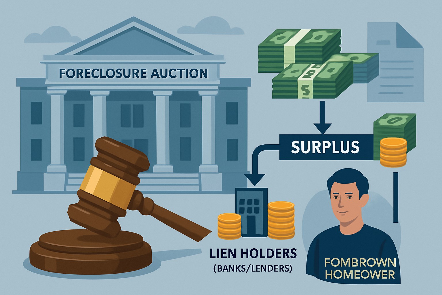 Foreclosure AuctionProcess and Lien Holder Pauout