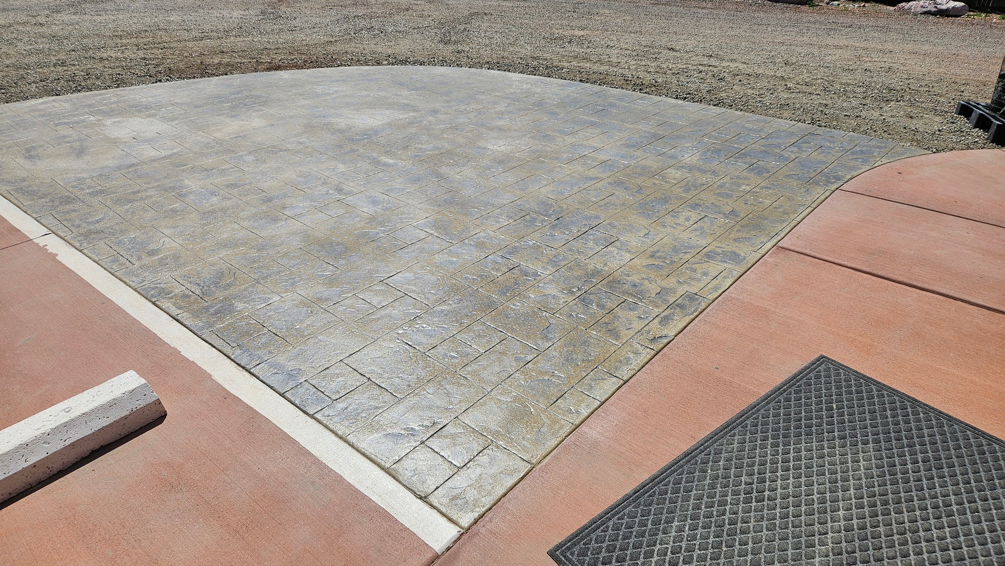 Stamped concrete