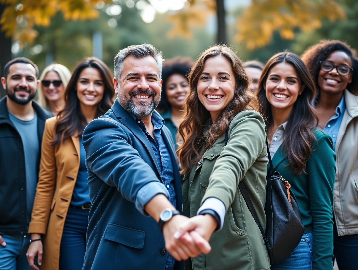 Urban park setting to symbolize community engagement and participation in a movement toward timeshare exit solutions
